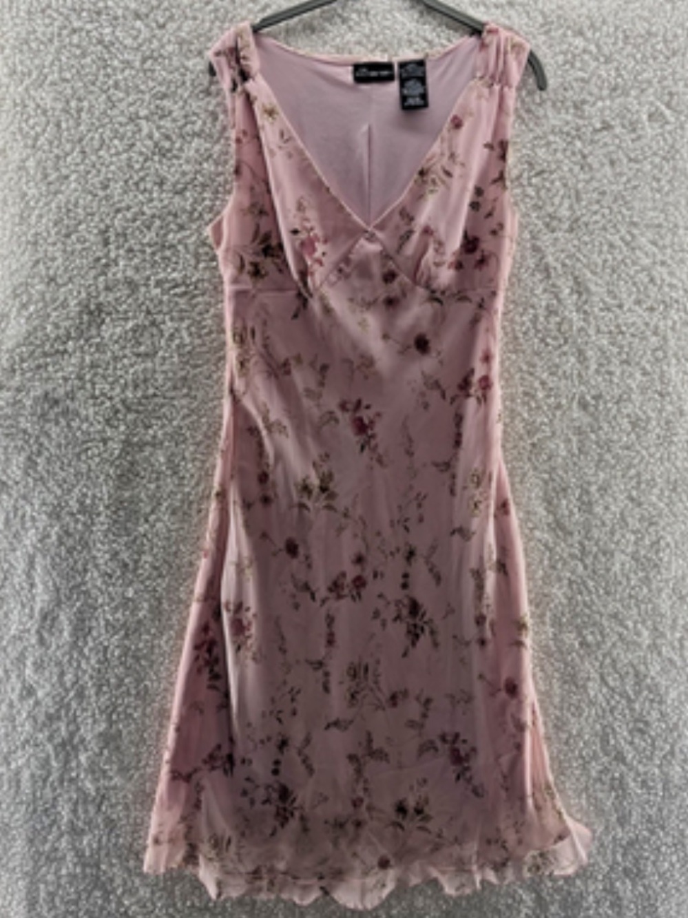 No Boundaries Dusty Pink Floral Slip Dress